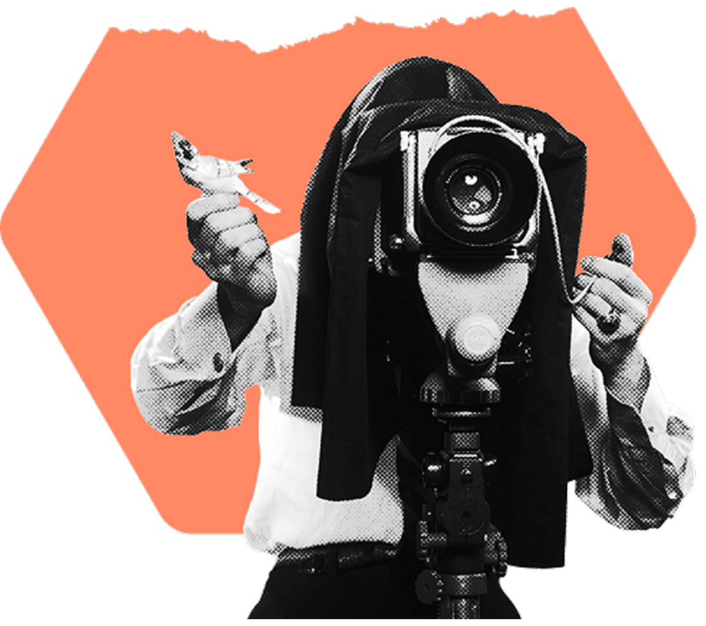 man with camera