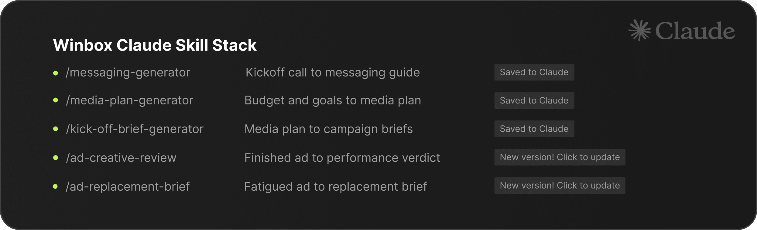 clause skill stack
